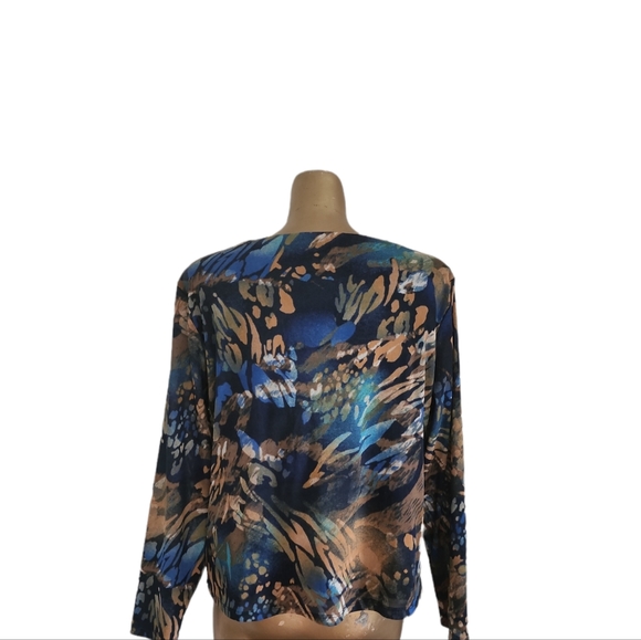 NWOT TanJay Women's Multi Colored Lightweight Shirt Size L - Picture 5 of 5